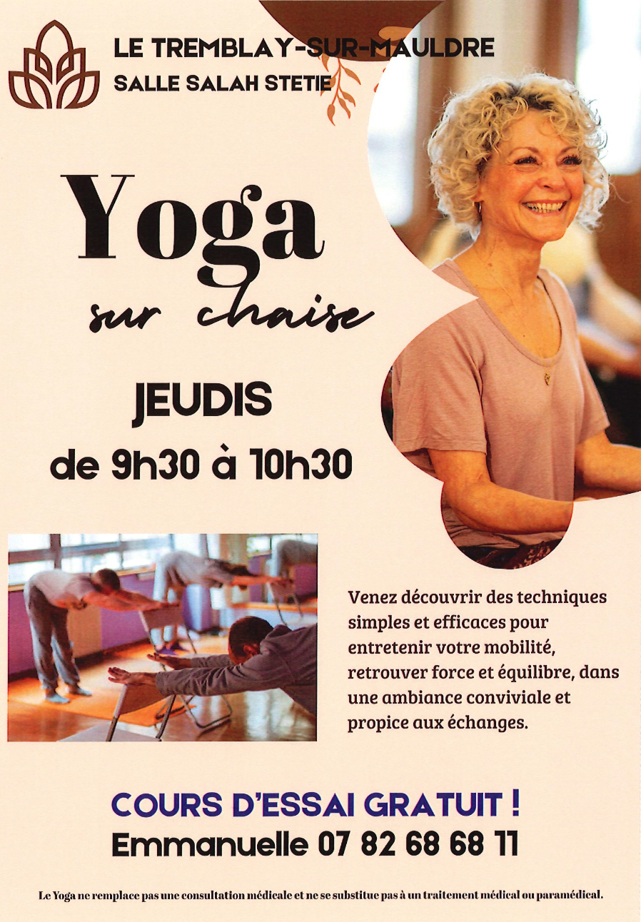 Yoga sur chaise