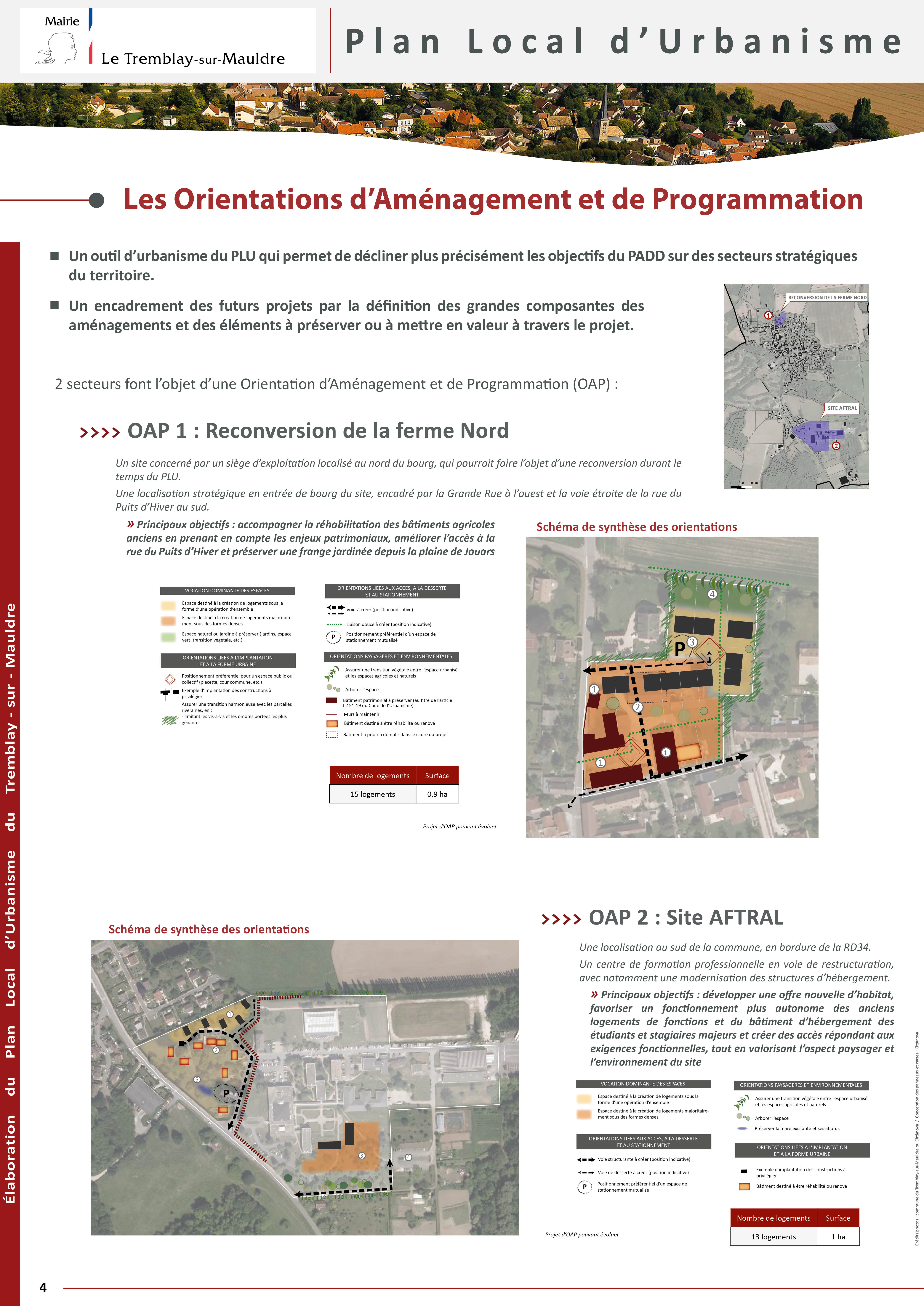 Panneaux expo4 Orientations d'Aménagement et Programmation