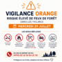 vigilance orange feu